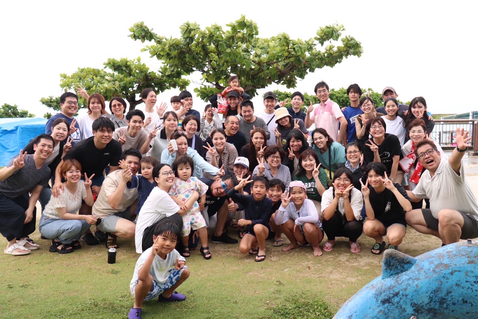 社内BBQ集合写真